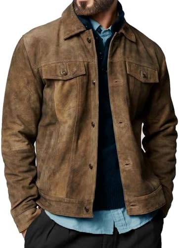 Amazon.com: LeatherCraze Genuine Lambskin Red Leather Shirt